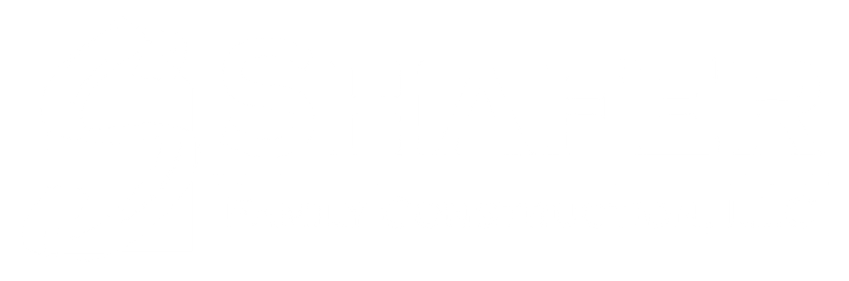 shafer family construction logo – white